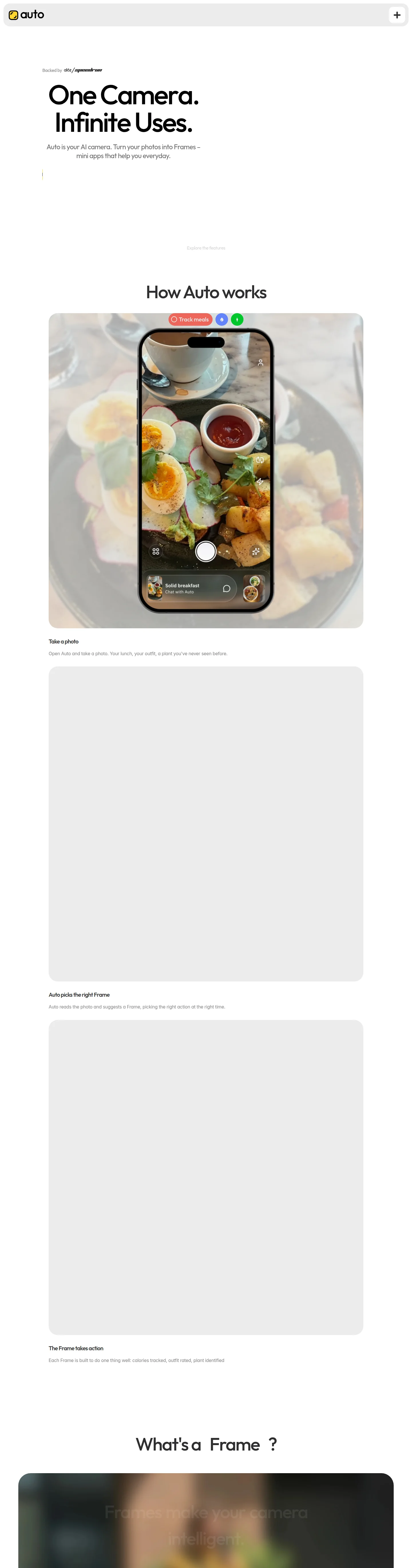 Auto - Your AI Camera, desktop screenshot